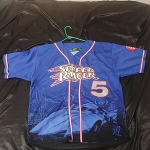 Men's Blue Speed Racer Jersey Sz XL Retro Deadstock